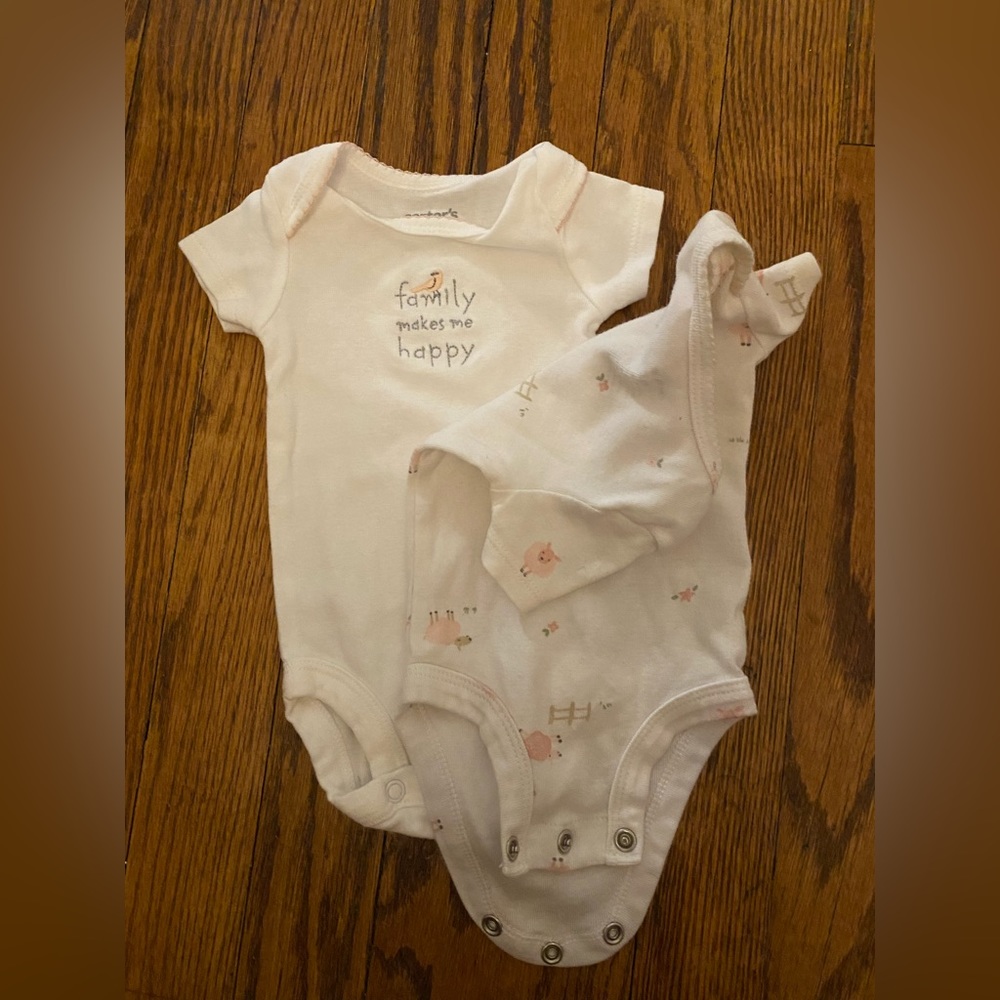 2 newborn onesies !